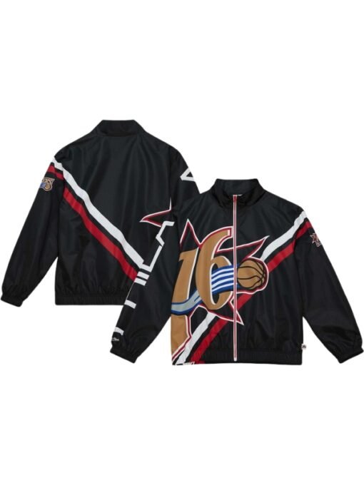 Men's Philadelphia 76ers Mitchell & Ness Warm Up Jacket