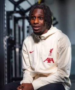 Jeremie Frimpong Liverpool player Gary Neville Jacket