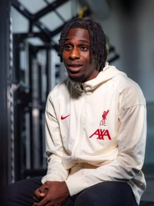 Jeremie Frimpong Liverpool player Gary Neville Jacket