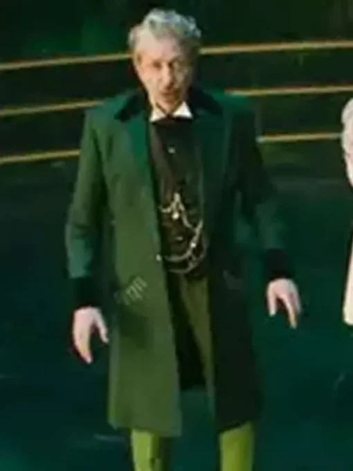 Jeff Goldblum Wicked 2024 Green Coat