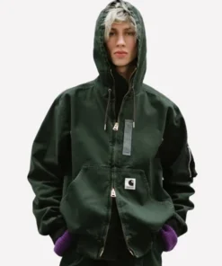 FW25 Sacai Carhartt Jacket Green