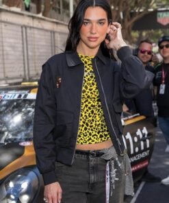Prix Monaco Dua Lipa Black Jacket