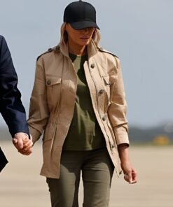 Melania Trump Flooding Jacket