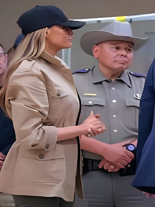 Melania Trump Texas Flooding Jacket