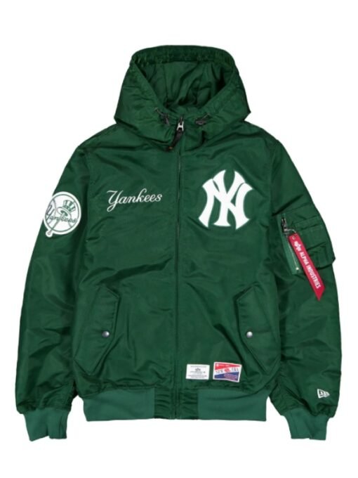New York Yankees x Alpha Industries x New Era Green Jacket