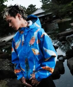 Metra Koi Blue Hooded Jacket