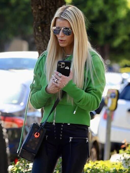 Jessica Simpson Green Jacket