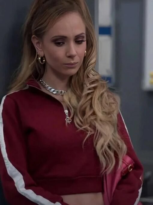 Keeley Jones Ted Lasso S02 Red Cropped Jacket