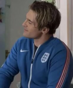 Ted Lasso S03 Jamie Tartt Blue Bomber Jacket