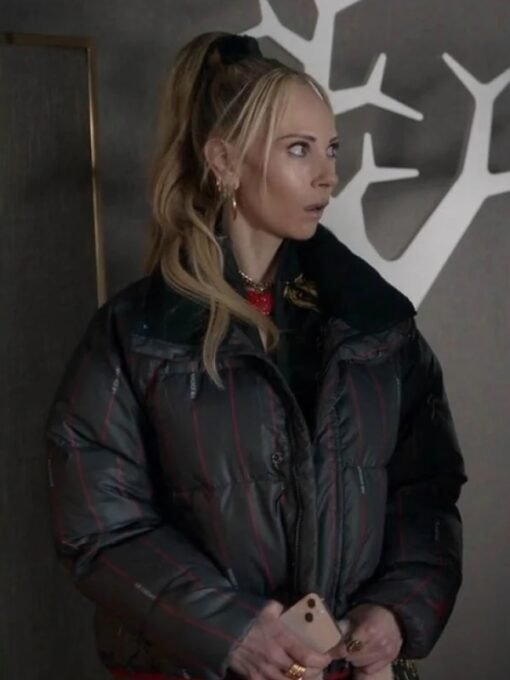 Keeley Jones Ted Lasso Black Puffer Jacket