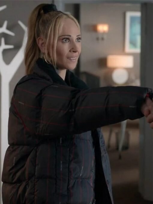 Keeley Jones Ted Lasso S03 Black Puffer Jacket