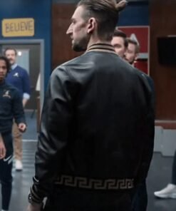 Ted Lasso Season 03 Zava Black Leather Jacket