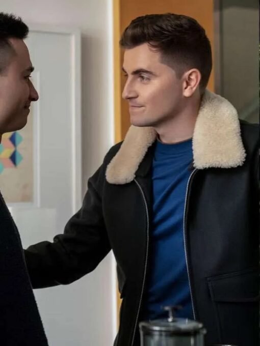 Stephen Manas Ted Lasso S03 Shearling Jacket