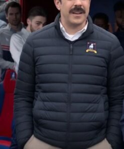 Ted Lasso Jason Sudeikis Black Puffer Jacket