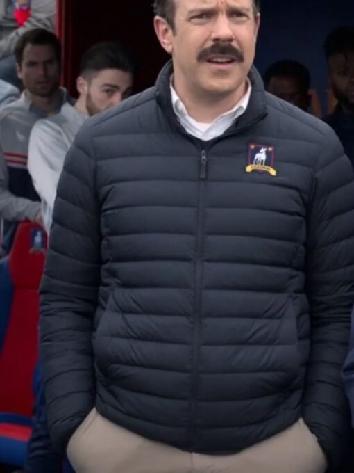Ted Lasso Jason Sudeikis Black Puffer Jacket