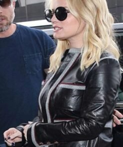 Jessica Simpson Striped Design Black Jacket
