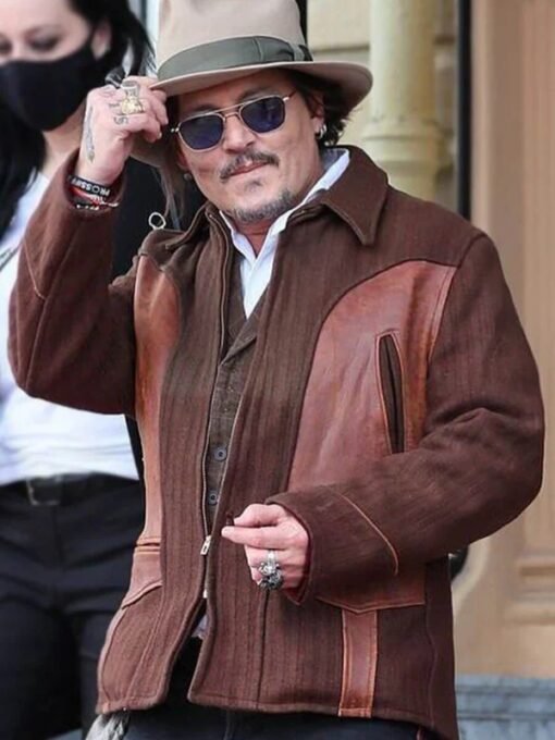 San Sebastián Film Festival Johnny Depp Brown Jacket