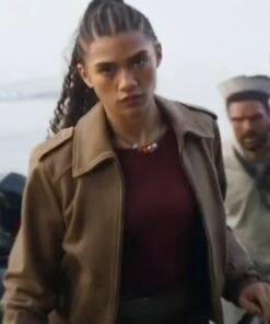 Percy Jackson and The Olympians S02 Dior Goodjohn Brown Jacket
