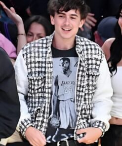 Lakers vs Timberwolves Timothee Chalamet Jacket