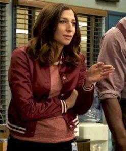 Gina Linetti Brooklyn Nine-Nine Red Bomber Jacket