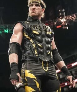 Logan Paul WWE Monday Night RAW Leather Vest