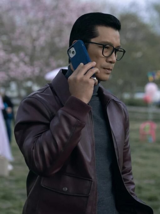 Dustin Nguyen Dope Thief Maroon Jacket