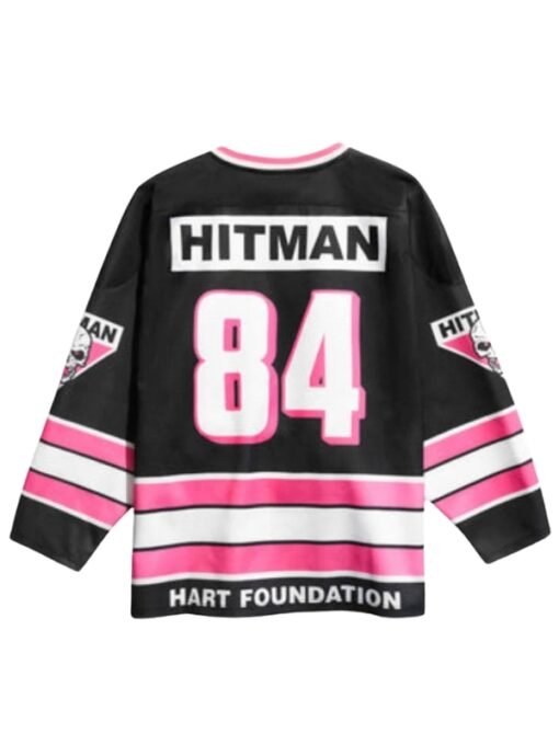 Hart Foundation Retro Hockey Black Jersey