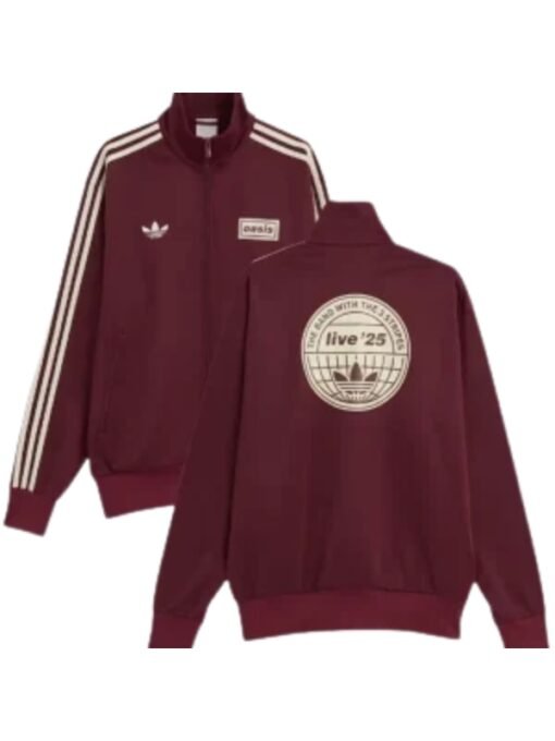 Adidas x Oasis Red Track Jacket
