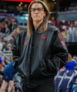 Indiana Fever Stranger Things Black Jacket