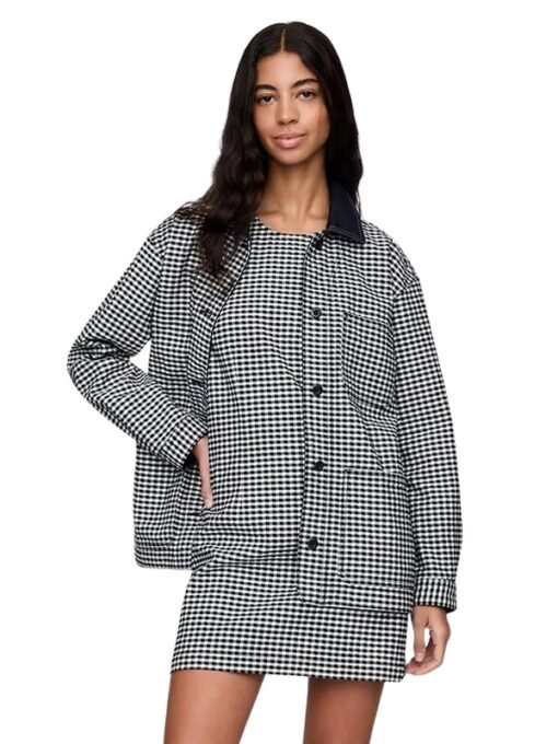 Gap × DÔEN Gingham Jacket
