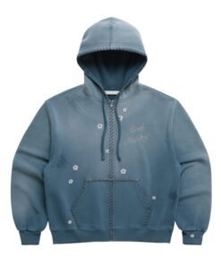 Madhappy Crystal Flower Zip Up Hoodie