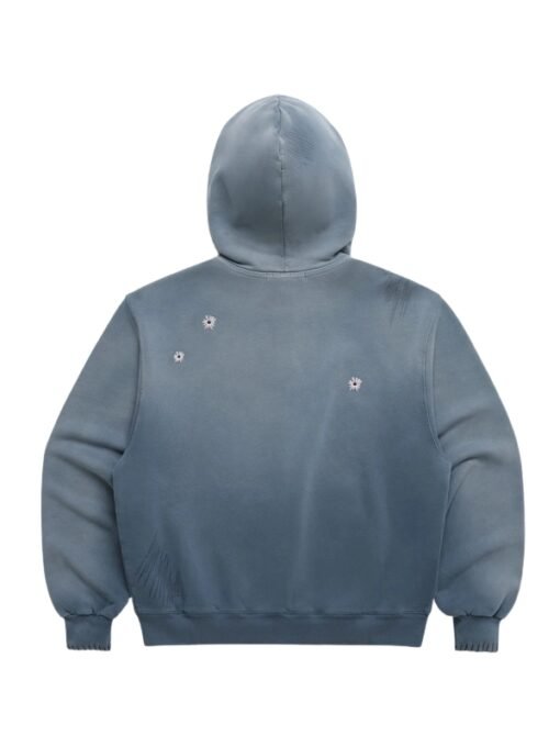Madhappy Crystal Flower Blue Hoodie