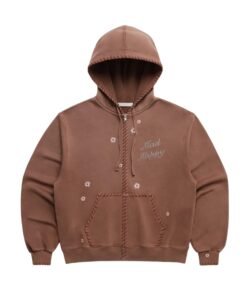 Madhappy Crystal Flower Brown Hoodie