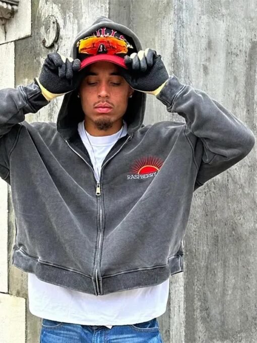 Gv Gallery Raspberry Hills Cropped Hoodie
