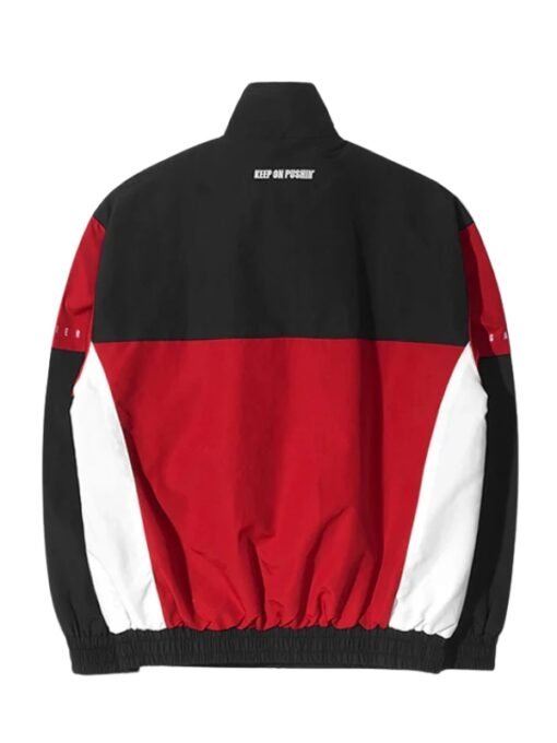 Qt8 Garments Black And Red Jacket