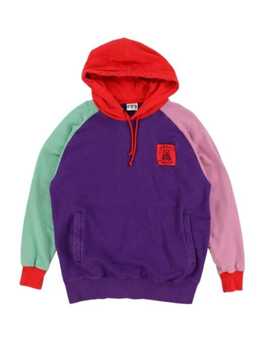 Teddy Fresh Color Block Hoodie