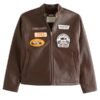 Abercrombie McLaren Leather Racer Jacket
