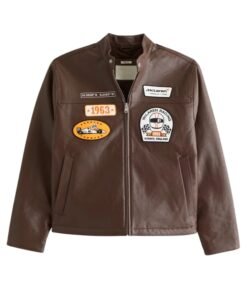 Abercrombie McLaren Leather Racer Jacket