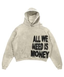 All We Need Is Love Beige Hoodie