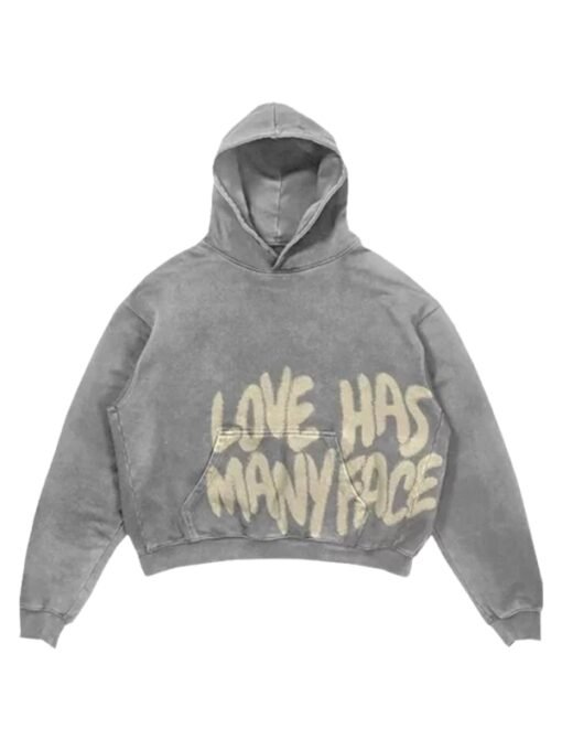 All We Need Is Love Grey Hoodie