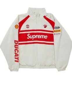 Supreme Ducati White Track Jacket