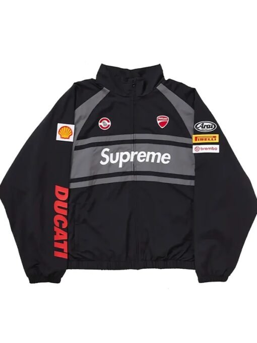 Supreme Ducati Black Track Jacket