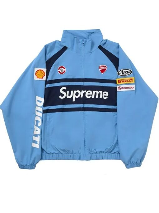 Supreme Ducati Blue Track Jacket