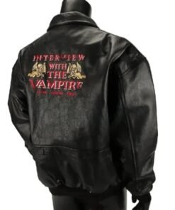 Interview with The Vampire Crew Black Leather Jacket