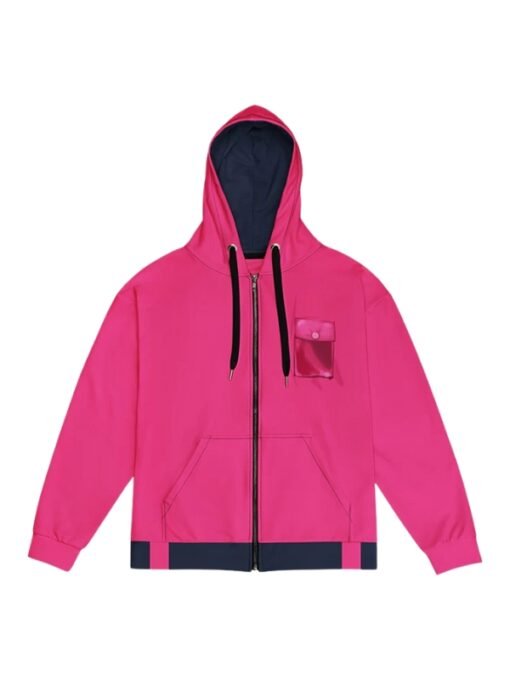 Squid Game Guard Pink Hoodie