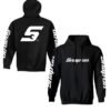 Billboard Snap On Black Hoodie