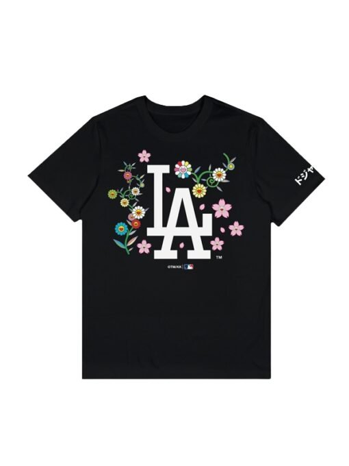 Takashi Murakami x LA Dodgers black T-shirt