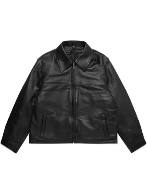 Mutimer Black Leather Jacket