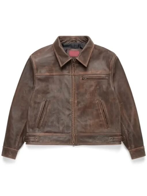 Mutimer Brown Leather Jacket
