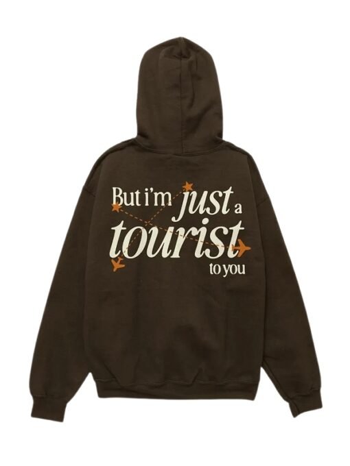 Tourist To You Homesick Brown Hoodie